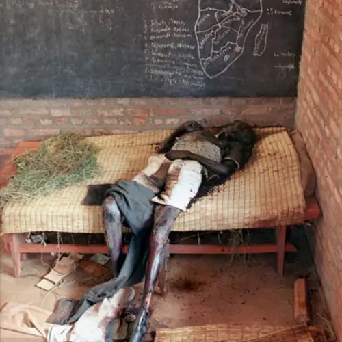 After Genocide, Only Human Wreckage Remains