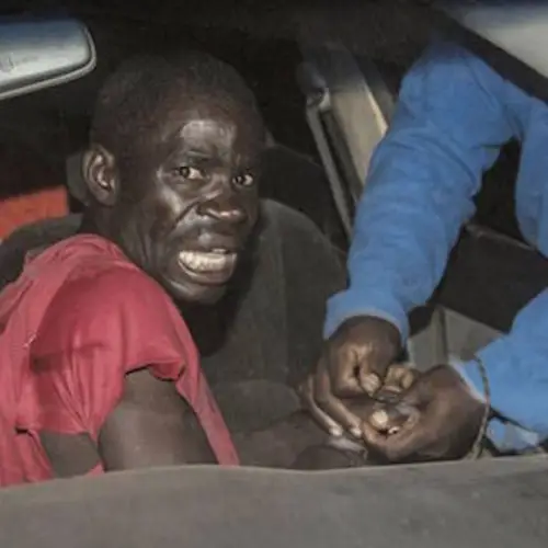 Poachers' Arrest Caught On Camera One Hour After They Shot An Elephant Through Its Lungs