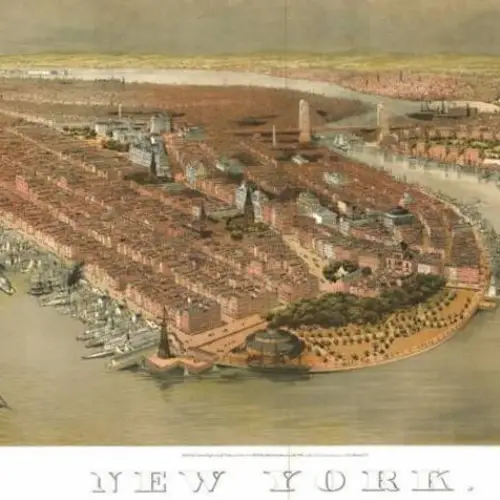How Panoramic Maps Drawn By Artists In Hot Air Balloons Changed 19th-Century America