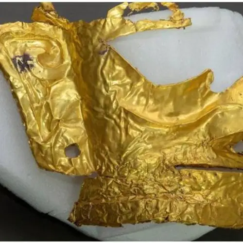 Archaeologists Uncover 3,000-Year-Old Gold Mask In China Belonging To A Mysterious Ancient Society