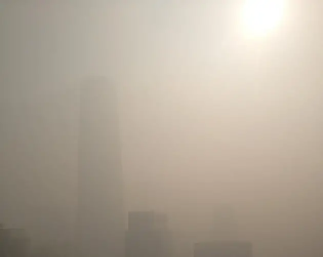 Beijing Smog Photographs