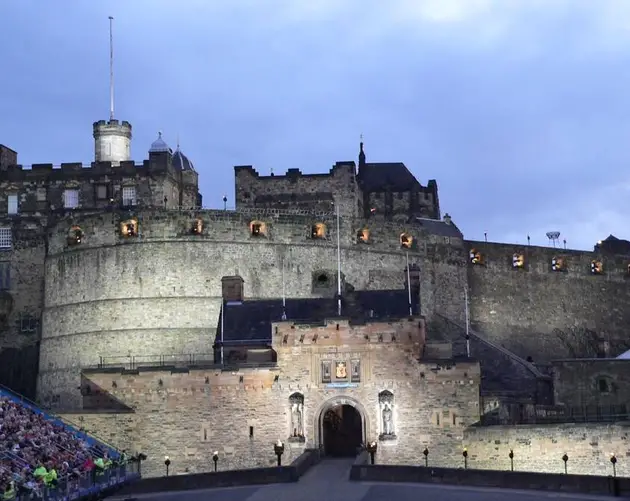 Edinburgh Castle At Night