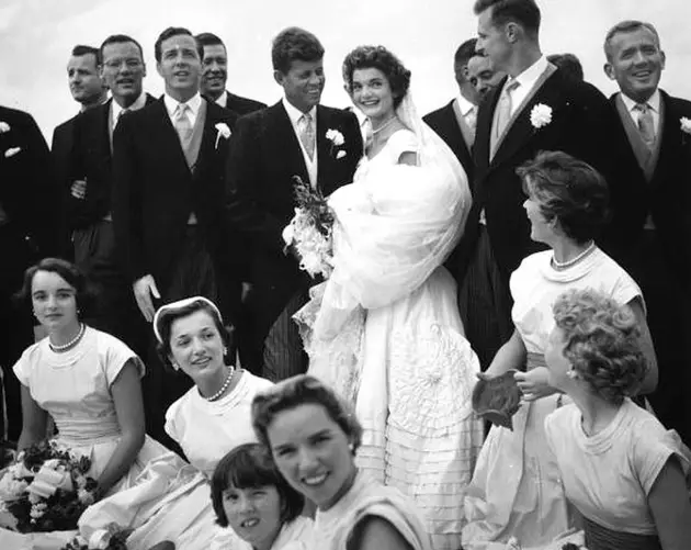 John Kennedy Jacqueline Onassis Wedding Photograph
