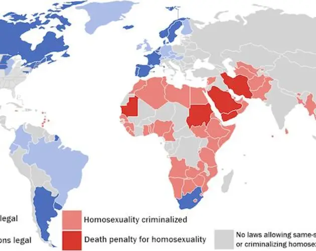 25 Maps Homosexuality