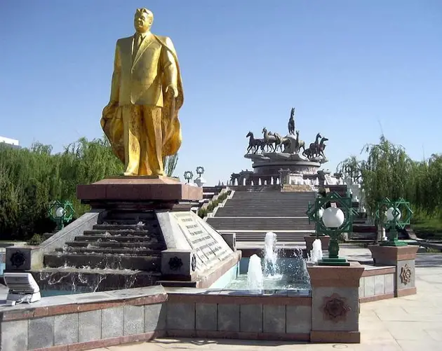 Turkmenistan Ashgabat Statue