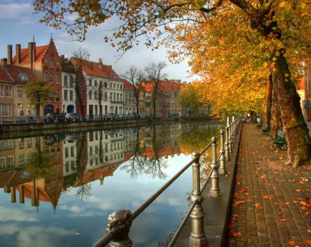 Beautiful Towns Bruges Fall