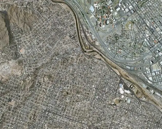 Aerial Borders Juarez Elpaso