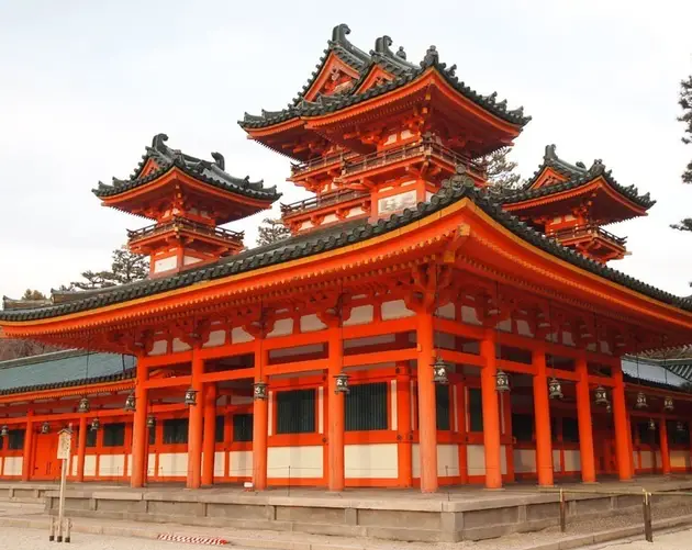 colorful Kansai Japan Heian jingu
