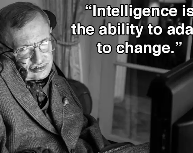 Stephen Hawking On Intelligence