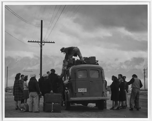 Relocation Bus Manzanar