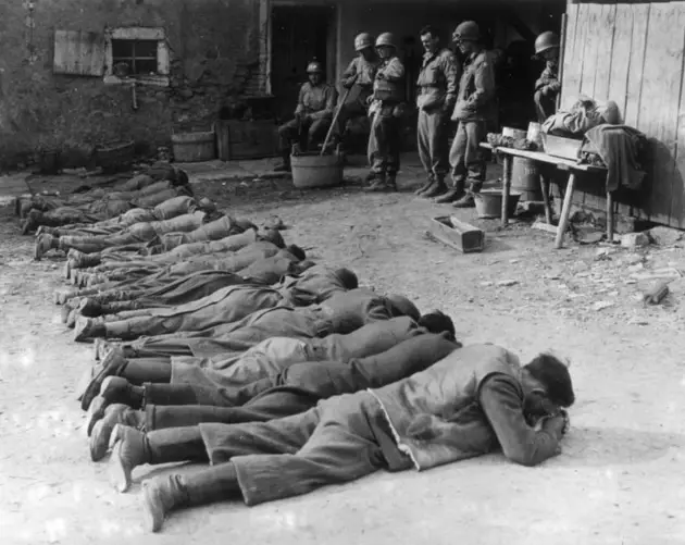 German snipers taken prisoner