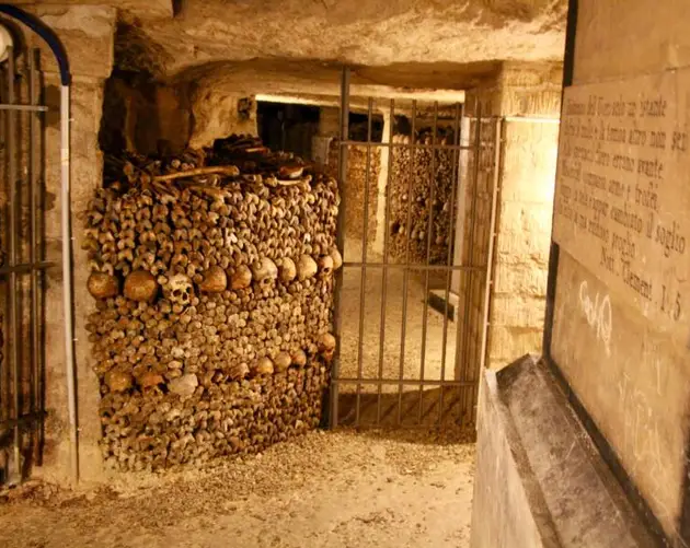 Iron Gates In The Paris Catacombs