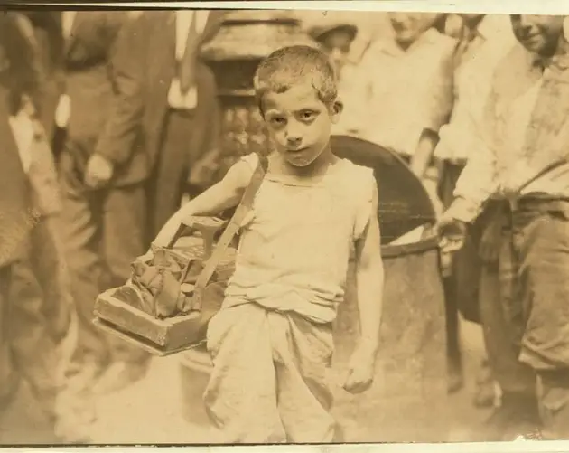 Young Shoeshine Boy