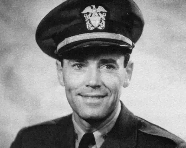 Henry Fonda in his U.S. navy uniform