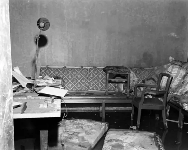 Destroyed Couch In The Führerbunker