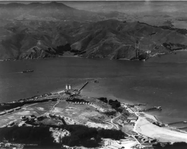Golden Gate Bridge Under Construction