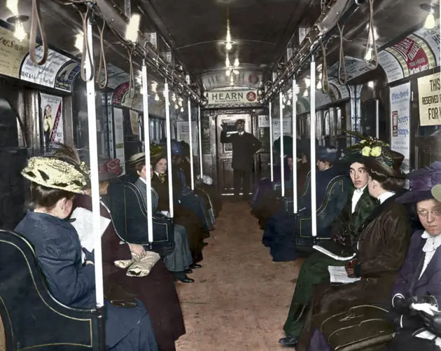 Vintage New York Subway Car