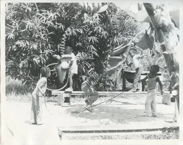 Kids Playing At Jonestown