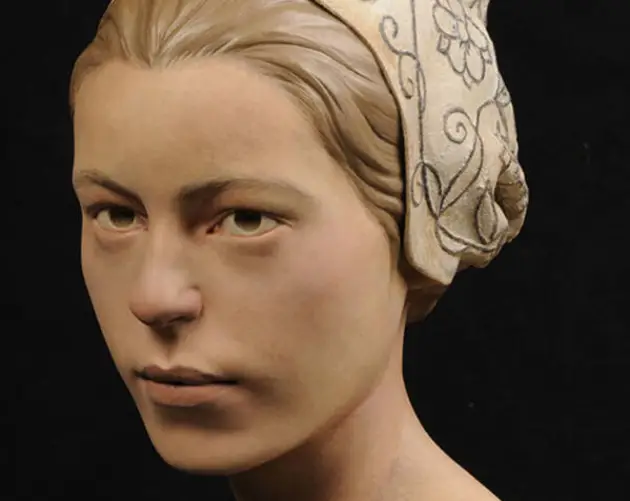 Reconstructed Face Of Jamestown Woman