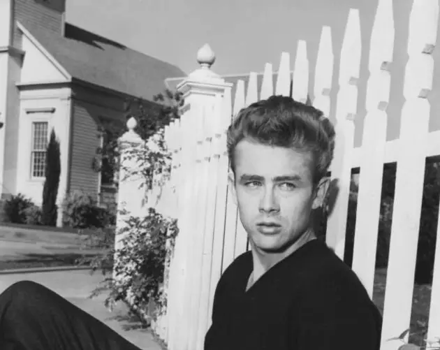 James Dean By Fence