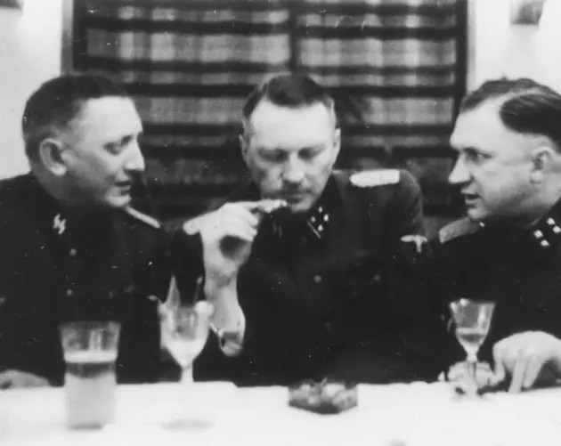 Franz Xaver, Joachim Caeser, And Richard Baer At A Hunting Party