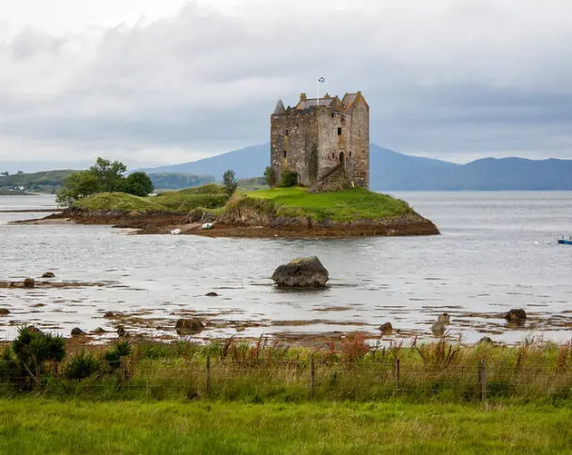 Castle Stalker From The Mainland