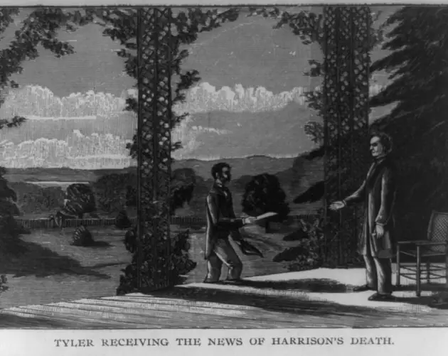 John Tyler Hearing Of Harrison's Death