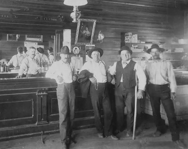 Men In A Wild West Saloon