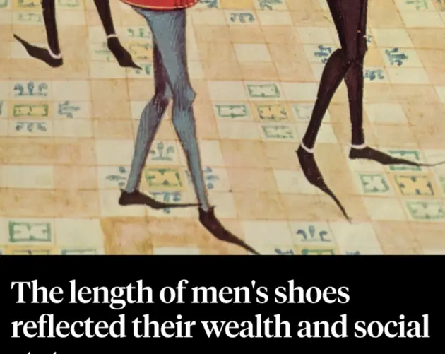 Facts About Men's Shoes During The Middle Ages