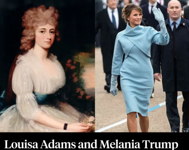 Louisa Adams And Melania Trump