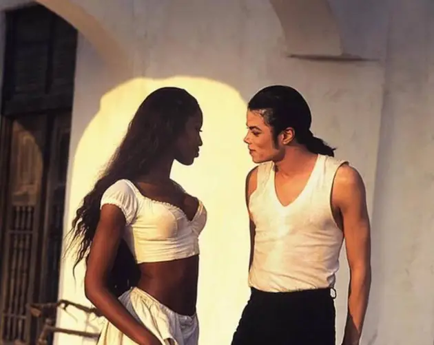 Michael Jackson And Naomi Campbell