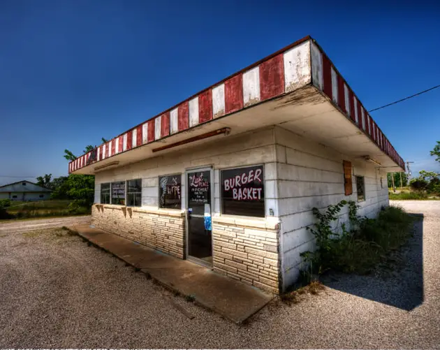 Abandoned Diner In Picher Oklahoma