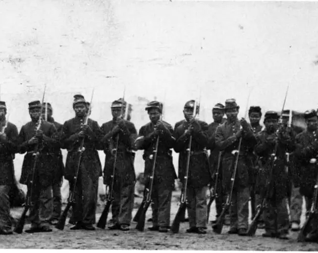 Black Civil War Soldiers At Port Hudson