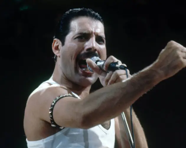 Freddie Mercury At The Live Aid Concert