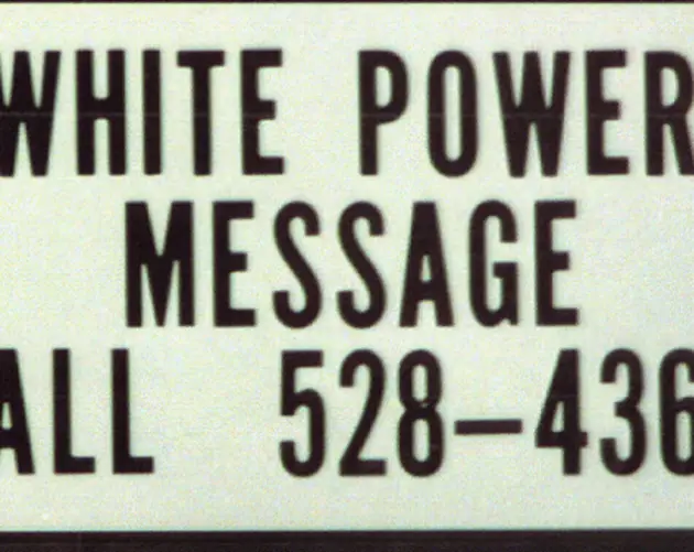 White Power Message