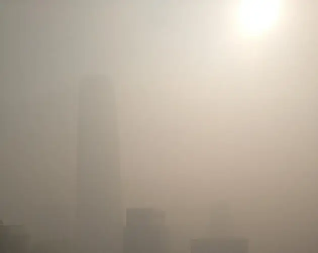 Beijing Smog Photographs