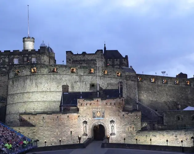 Edinburgh Castle At Night