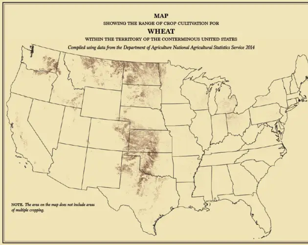 U.S. Census Maps Wheat