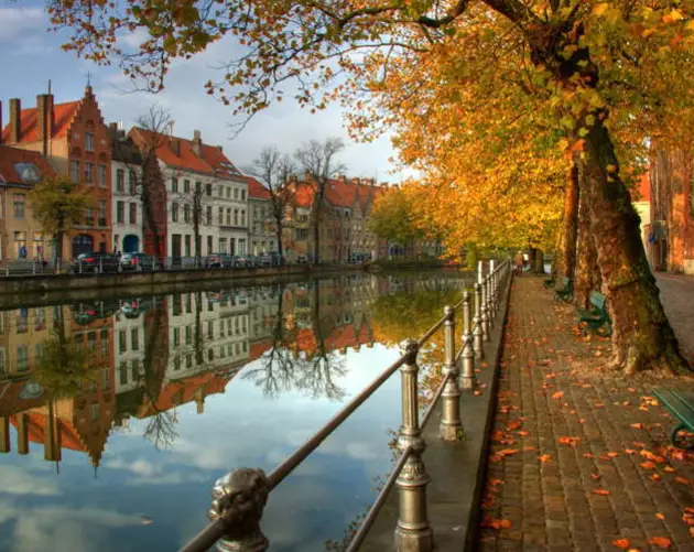 Beautiful Towns Bruges Fall