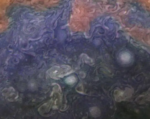 Photos Of Jupiter By Juno Probe