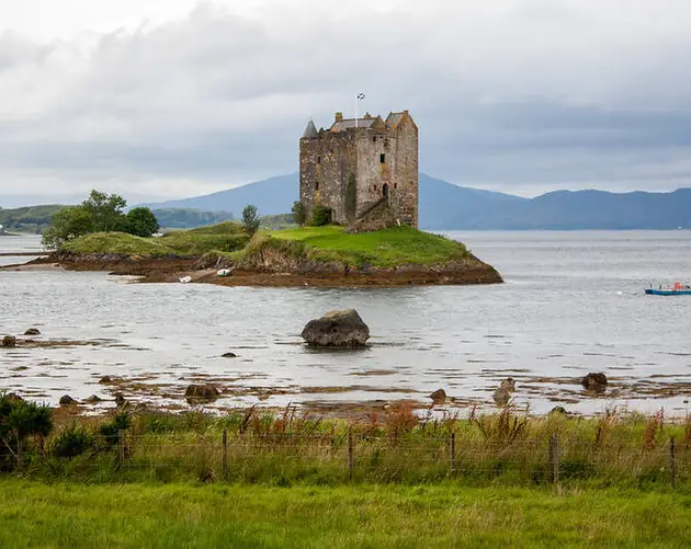 Castle Stalker From The Mainland