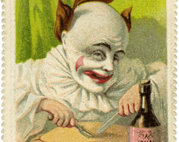 Clown Christmas Card