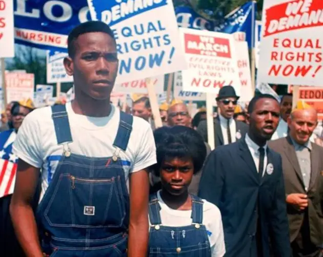 Couple At March On Washington