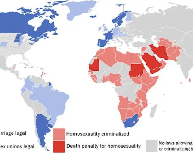 25 Maps Homosexuality