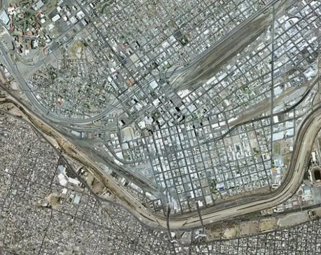 Aerial Borders Juarez Elpaso