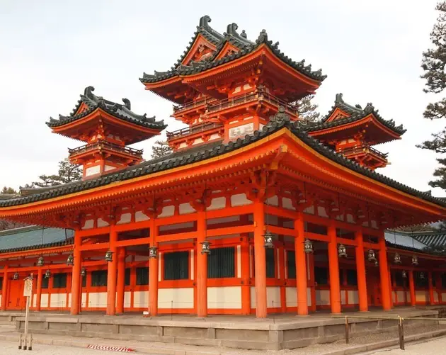 colorful Kansai Japan Heian jingu