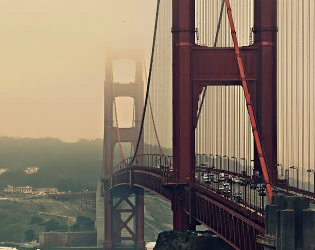 Golden Gate Bridge Haze