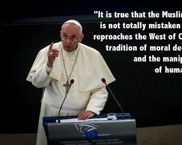 Pope Francis Progressive Quotes Pointing