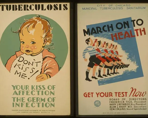 Vintage Health Posters Tuberculosis March