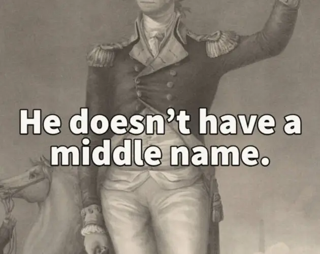 George Washington Middle Name